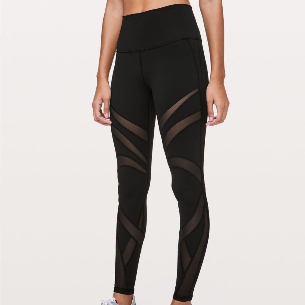 Lululemon Wunder Under Mesh Legging